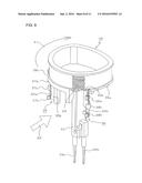 WIRE CONNECTION STRUCTURE OF COIL DEVICE diagram and image