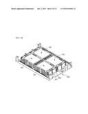 BASE PLATE OF BATTERY MODULE ASSEMBLY WITH NOVEL STRUCTURE diagram and image