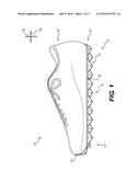 Footwear With Flexible Auxetic Sole Structure diagram and image