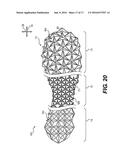 Footwear With Flexible Auxetic Sole Structure diagram and image