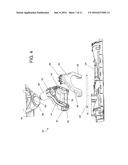 UPRIGHT VACUUM CLEANER WITH SWIVEL CONNECTION BETWEEN NOZZLE AND HANDLE     ASSEMBLIES diagram and image