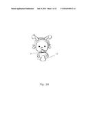 PLUSH ANIMAL SHAPED TOY WITH PACIFIER diagram and image