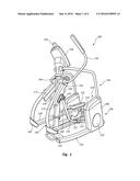 Adjustable Stride Length in an Exercise Machine diagram and image