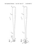 INSTRUMENTED SOFTBALL OR BASEBALL BAT AND BAT KNOB AND SYSTEM FOR     MONITORING A BAT SWING diagram and image