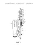 STRIPPING VESSEL FOR REMOVING HYDROCARBONS ENTRAINED IN CATALYST PARTICLES diagram and image