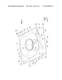 CUTTING INSERT WITH INTERNAL COOLANT PASSAGES AND METHOD OF MAKING SAME diagram and image