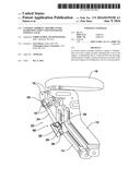 CONSOLE ARMREST ASSEMBLY WITH DAMPENING STRUT AND INTEGRATED INERTIAL LOCK diagram and image