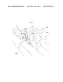 Rubber mounted drivetrain stabilizer for motorcycles diagram and image