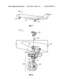 AIRCRAFT LANDING GEAR ASSEMBLIES WITH NON-ROTATING LIGHT ELEMENT CLUSTERS diagram and image