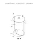 GENERALLY CYLINDRICALLY-SHAPED LINER FOR USE IN PRESSURE DISPENSE SYSTEMS     AND METHODS OF MANUFACTURING THE SAME diagram and image