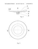 CLOSURE WITH AN ELASTICALLY DEFORMABLE ELEMENT diagram and image