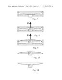 CLOSURE WITH AN ELASTICALLY DEFORMABLE ELEMENT diagram and image