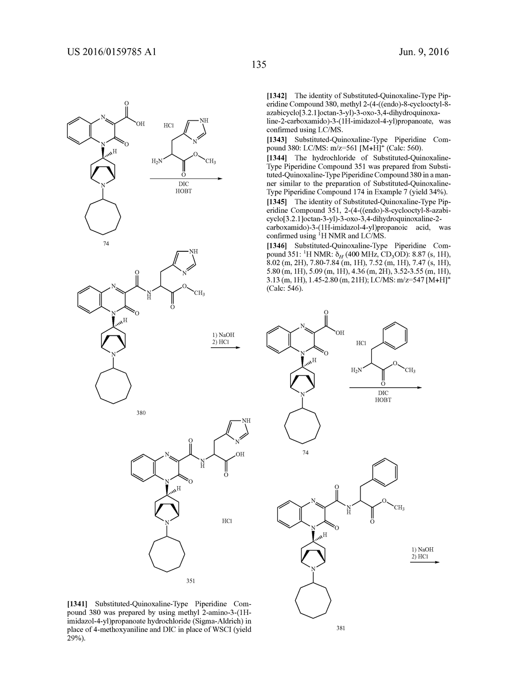 SUBSTITUTED-QUINOXALINE-TYPE PIPERIDINE COMPOUNDS AND THE USES THEREOF - diagram, schematic, and image 135