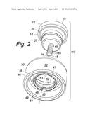 SECURITY KNOB WITH THREADED MEMBER diagram and image