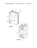 HINGE FOR THE CONTROLLED ROTATABLE MOVEMENT OF A DOOR, IN  PARTICULAR A     GLASS DOOR diagram and image