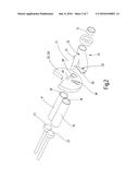 TWO-CYLINDER THICK MATTER PUMP HAVING A TRANSFER TUBE diagram and image