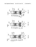 DEVICE FOR TRIGGERING A GAS SPRING diagram and image