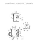 DEVICE FOR TRIGGERING A GAS SPRING diagram and image