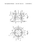 DEVICE WITH A TORQUE-PROOF FIRST STRUCTURAL COMPONENT AND A SECOND     STRUCTURAL COMPONENT THAT IS CONNECTED AT LEAST IN CERTAIN PARTS IN A     ROTATABLE MANNER TO THE FIRST STRUCTURAL COMPONENT diagram and image