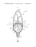 LED BASED CANDELABRA LAMP diagram and image