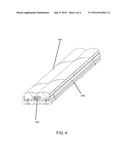 RETROFIT-STYLE LAMP AND FIXTURE, EACH INCLUDING A ONE-DIMENSIONAL LINEAR     BATWING LENS diagram and image