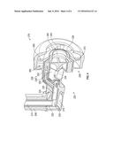 AIRBLAST NOZZLE WITH UPSTREAM FUEL DISTRIBUTION AND NEAR-EXIT SWIRL diagram and image