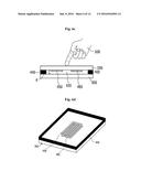 Touch input device diagram and image