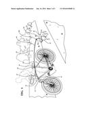 Bike-Attached Dog Tether diagram and image