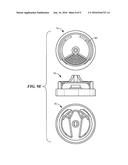 DEVICE AND METHOD FOR DISPENSING A DISINFECTING AGENT diagram and image