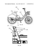 ELECTRIC BICYCLE HAVING INTEGRATED BATTERY COMPARTMENT diagram and image