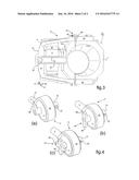 LAMINATED BALL JOINT CONNECTION DEVICE BETWEEN A ROTORCRAFT ROTOR BLADE     AND A LEAD/LAG DAMPER OF SAID BLADE diagram and image