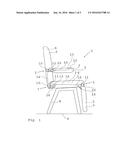 Airplane Seat With an Adjusting Device diagram and image