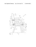 Airplane Seat With an Adjusting Device diagram and image