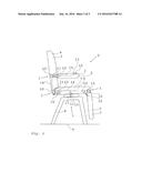 Airplane Seat With an Adjusting Device diagram and image