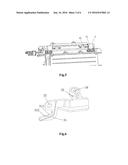 Device for locking sealing interface of maintenance window diagram and image