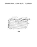 Device for locking sealing interface of maintenance window diagram and image