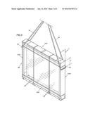 IMPROVED INDUSTRIAL CONTAINER FOR PACKAGING AND TRANSPORTING MULTIPLE     GLASS PANELS OR THE LIKE diagram and image