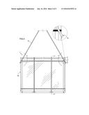 IMPROVED INDUSTRIAL CONTAINER FOR PACKAGING AND TRANSPORTING MULTIPLE     GLASS PANELS OR THE LIKE diagram and image