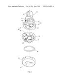 CERAMIC VALVE WITH A MIDDLE SECTION HAVING A COLD WATER SUPPLY FUNCTION diagram and image