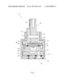 CERAMIC VALVE WITH A MIDDLE SECTION HAVING A COLD WATER SUPPLY FUNCTION diagram and image