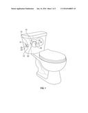 Touchless Activation of a Toilet diagram and image