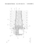 CORROSION-PROTECTED TENSION MEMBER AND PLASTICALLY DEFORMABLE DISC OF     CORROSION PROTECTION MATERIAL FOR SUCH A TENSION MEMBER diagram and image