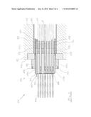 CORROSION-PROTECTED TENSION MEMBER AND PLASTICALLY DEFORMABLE DISC OF     CORROSION PROTECTION MATERIAL FOR SUCH A TENSION MEMBER diagram and image