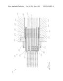 CORROSION-PROTECTED TENSION MEMBER AND PLASTICALLY DEFORMABLE DISC OF     CORROSION PROTECTION MATERIAL FOR SUCH A TENSION MEMBER diagram and image