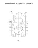 TRANSMISSION MECHANISM OF HANDLE LOCK SET diagram and image