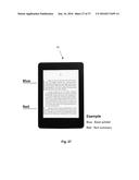 METHOD FOR CONTROLLING THE DISPLAY OF A PORTABLE COMPUTING DEVICE diagram and image