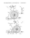 THREE-WHEELED REAR-STEERING SCOOTER diagram and image