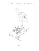 Solar and Fuel Powered Portable Light Tower diagram and image