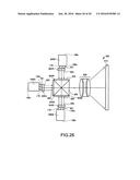 Light emitting device and projector diagram and image