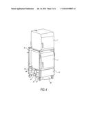 DRAIN WATER COLLECTION WITH AUTOMATIC EMPTYING AND SPILLAGE REDUCTION     FUNCTIONALITY FOR COOKING DEVICES diagram and image